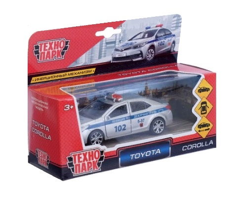 Машина 'Toyota Corolla Полиция' 12 см металлич. инерционная