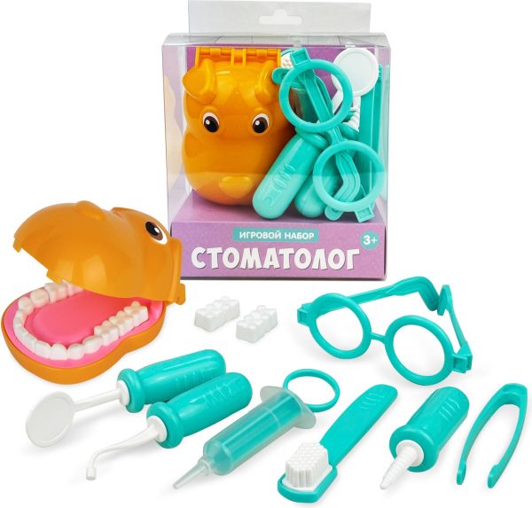 Игровой набор 'Стоматолог Собачка' 8 предметов,в блистерной