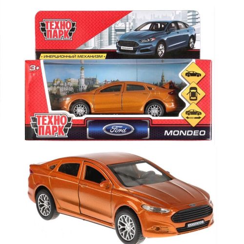 Машина металл Ford Mondeo золотой 12см 270430