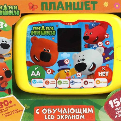 Планшет с обучающим led-экраном Ми-ми-мишки 150 песен
