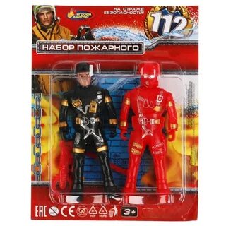 Набор солдатиков пожарные, блист.15*22*3см ИГРАЕМ ВМЕСТЕ