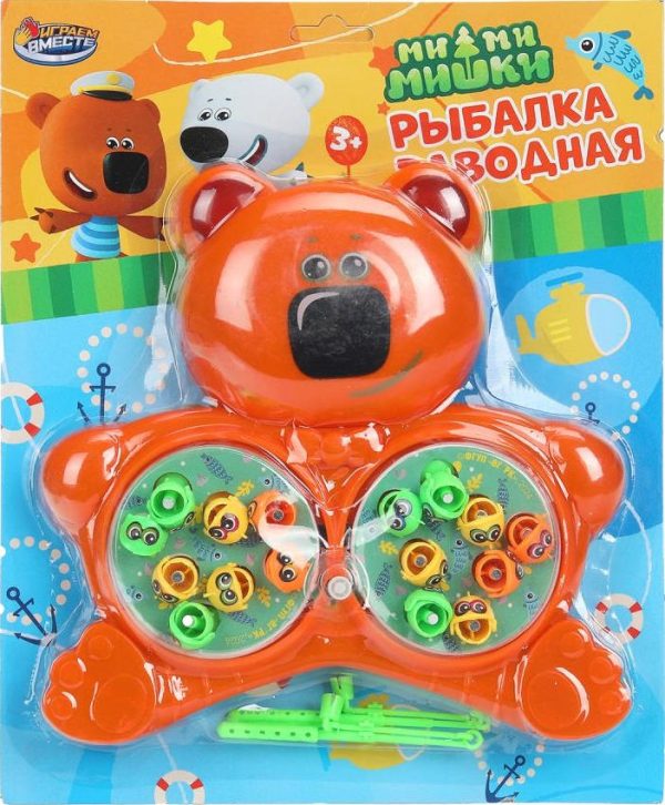 Игра рыбалка Ми-ми-мишки заводная, блистер 26,5*22*3 см