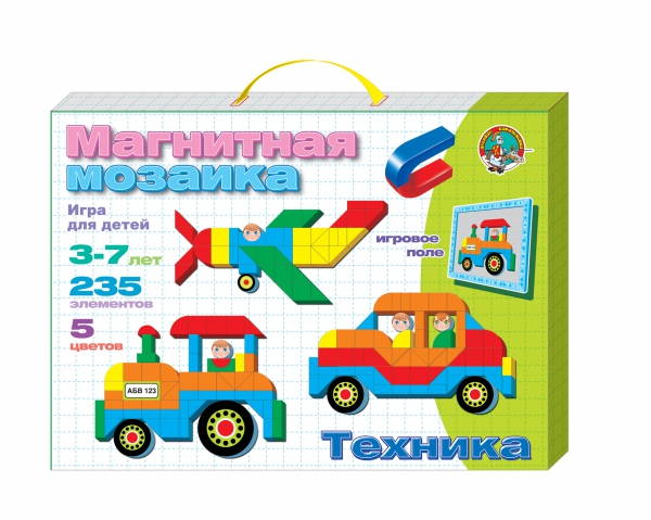Мозаика магнитная 'Техника' 235 элементов