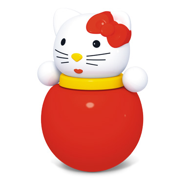 Неваляшка малая 'Кошечка Мурочка' 18 см (в пакете)