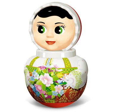 Неваляшка малая 'Аленушка' 18 см (в коробке)