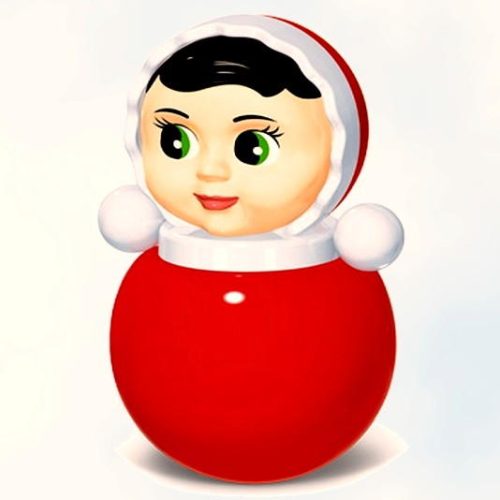 Неваляшка малая 'Настенька' 18 см (в коробке)