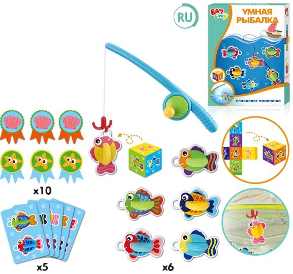 60439.jpg Настольная игра Умная рыбалка в коробке
