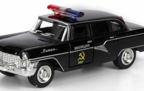 Машина 'ГАЗ Чайка Милиция' металлическая инерционная
