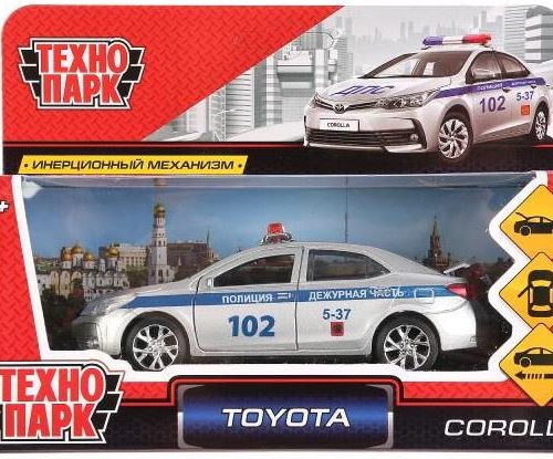 Машина 'Toyota Corolla Полиция' 12 см металлич. инерционная