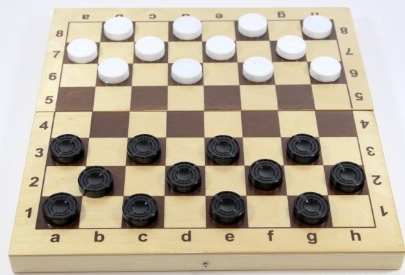 Игра настольная 'Шашки' поле 29*29 см