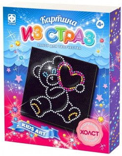 Картина из страз 'Мишка'