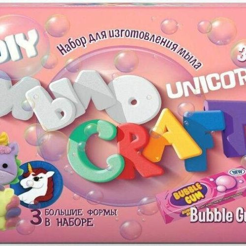Набор для опытов Мыло 'Craft.Unicorn.Бабл Гам' 'Юный химик