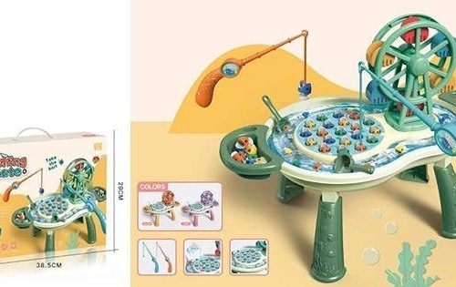 Игра 'Рыбалка' (столик с каруселью) в коробке