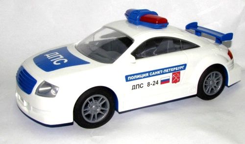 Автомобиль инерционный 'ДПС Санкт-Петербург' (в пакете)