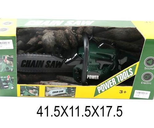 Пила Chain Saw на батарейках (звук,движение)в коробке