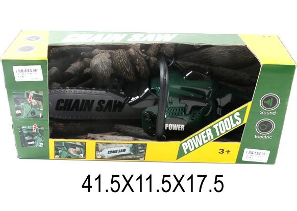 Пила Chain Saw на батарейках (звук,движение)в коробке