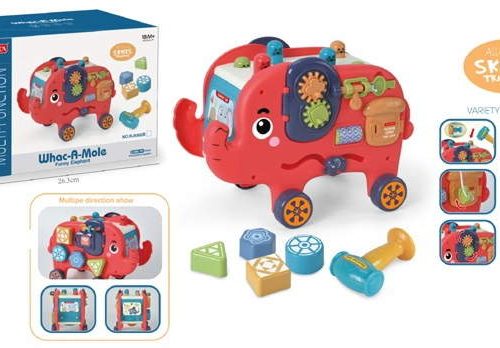 Развивающая игрушка Elephant car красная в коробке